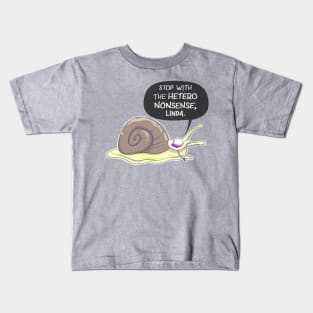 Stop With the Hetero Nonsense Linda Kids T-Shirt